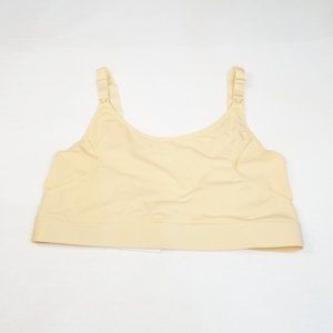 MomCozy Maternity Nursing Bra Large Beige New